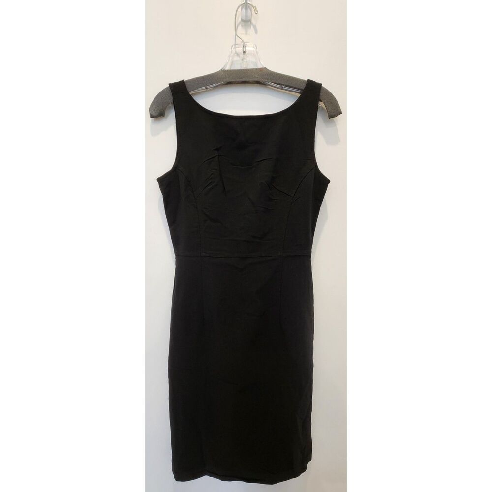 Express Black Sleeveless Boat Neck Sheath Dress - Size 5/6